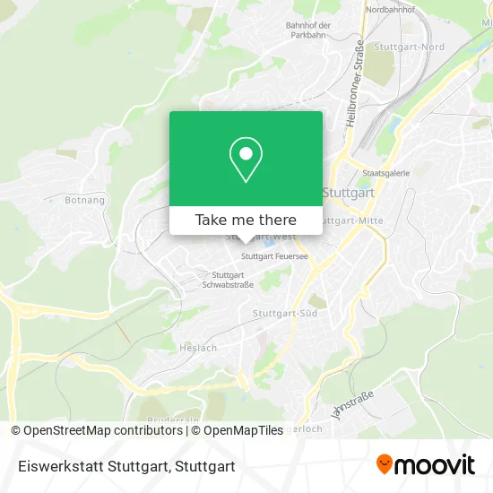 Eiswerkstatt Stuttgart map