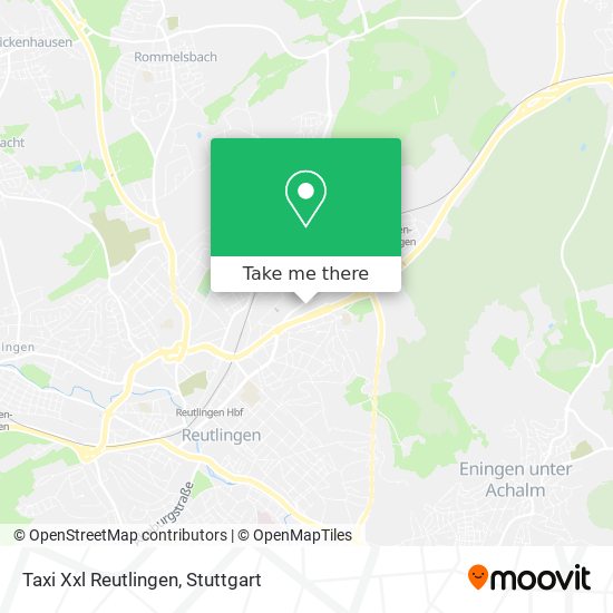 Taxi Xxl Reutlingen map