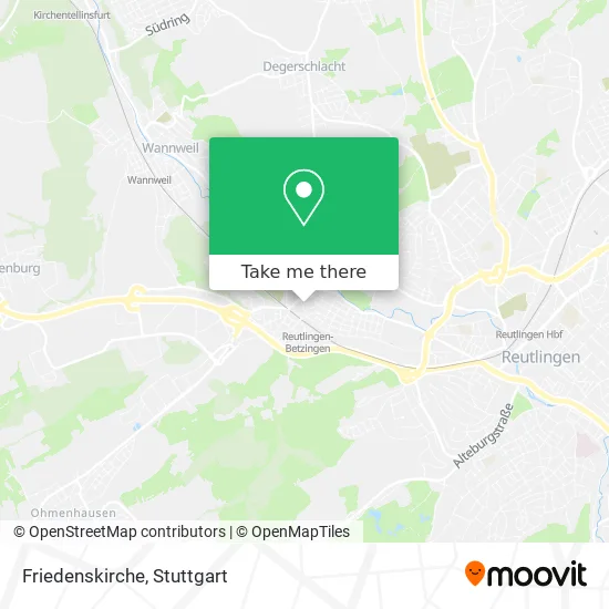 Карта Friedenskirche