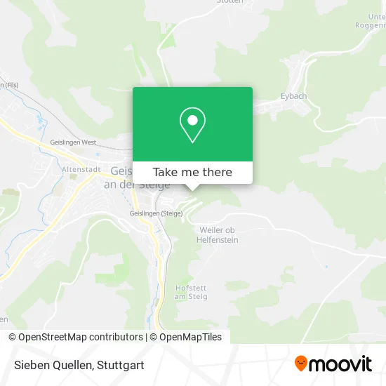 Карта Sieben Quellen