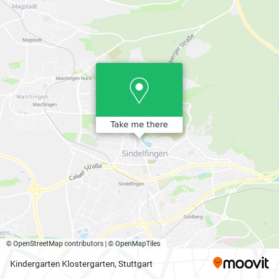 Kindergarten Klostergarten map