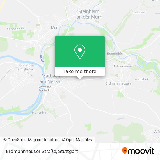 Erdmannhäuser Straße map