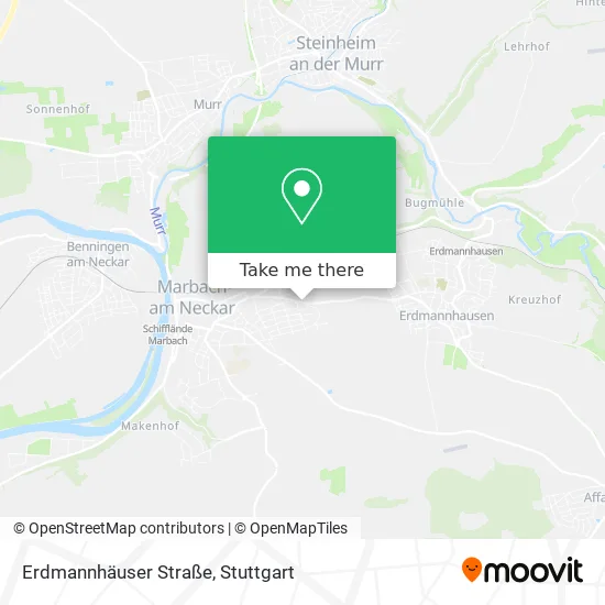 Карта Erdmannhäuser Straße