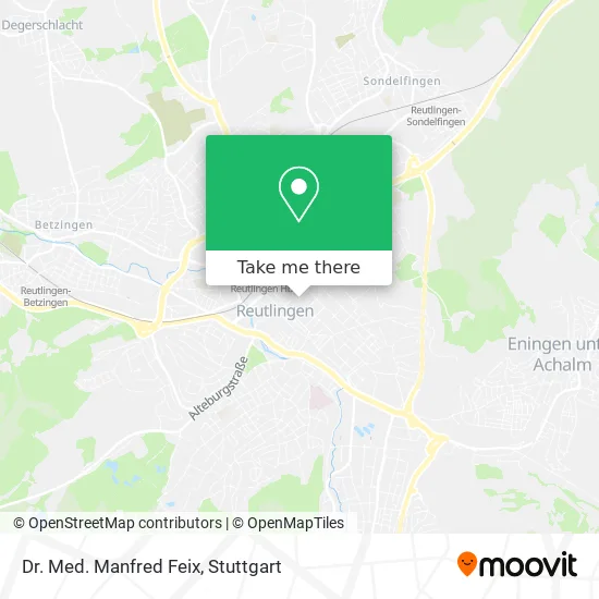 Карта Dr. Med. Manfred Feix