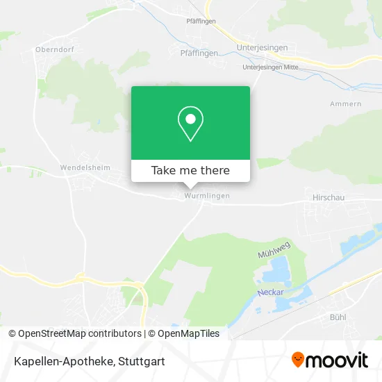 Kapellen-Apotheke map