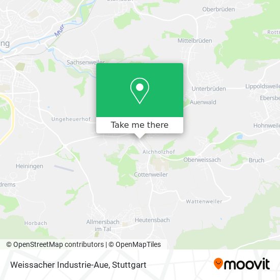 Weissacher Industrie-Aue map