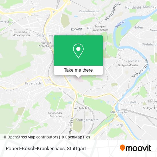 Robert-Bosch-Krankenhaus map