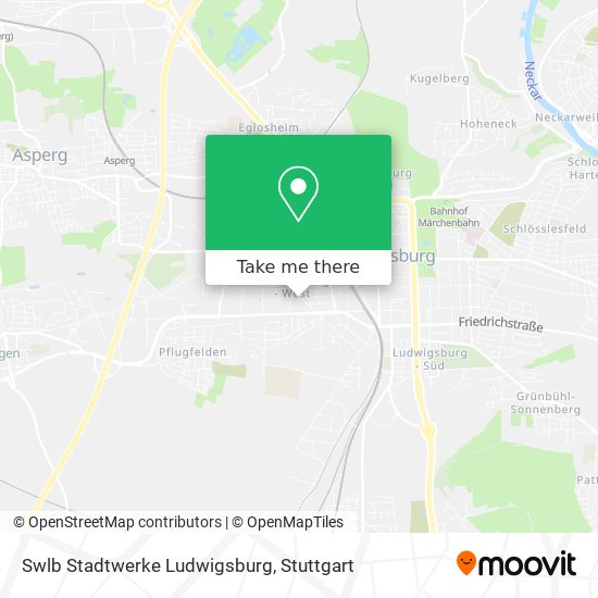 Swlb Stadtwerke Ludwigsburg map