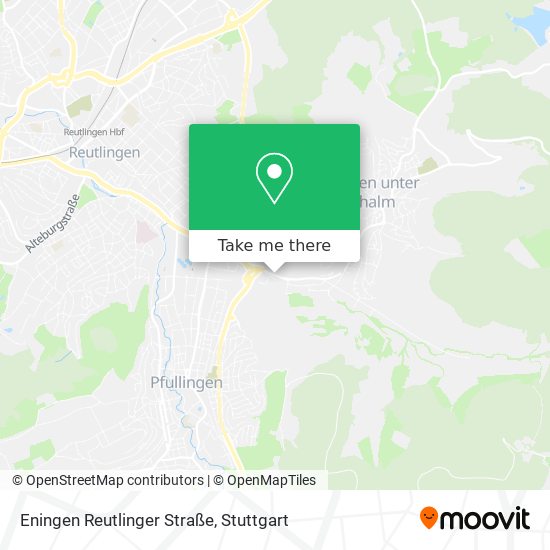 Eningen Reutlinger Straße map