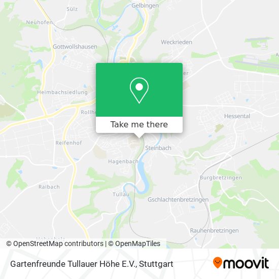Gartenfreunde Tullauer Höhe E.V. map