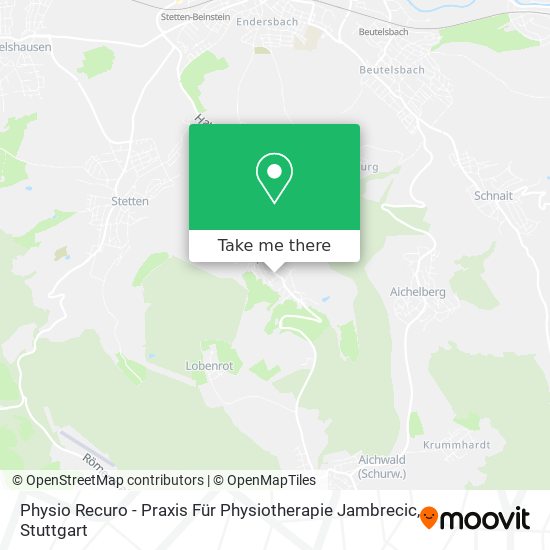 Physio Recuro - Praxis Für Physiotherapie Jambrecic map