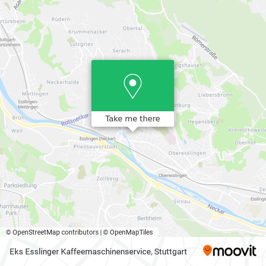 Eks Esslinger Kaffeemaschinenservice map