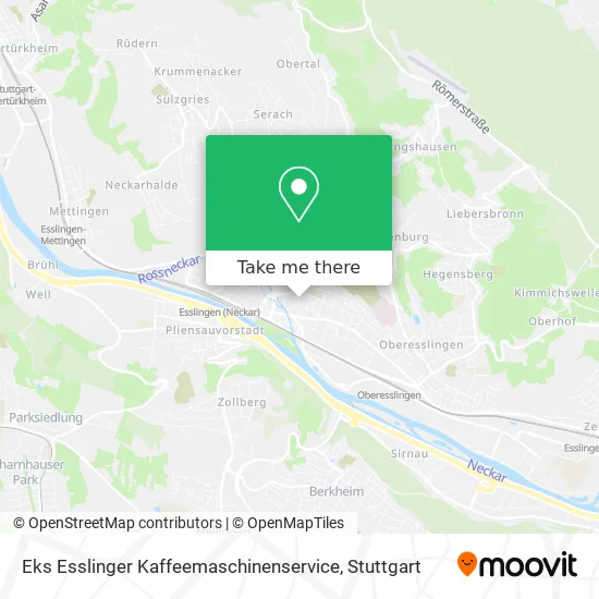 Карта Eks Esslinger Kaffeemaschinenservice