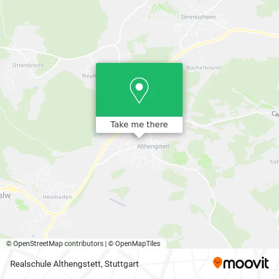 Карта Realschule Althengstett