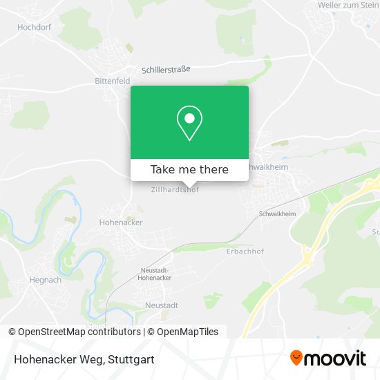 Карта Hohenacker Weg