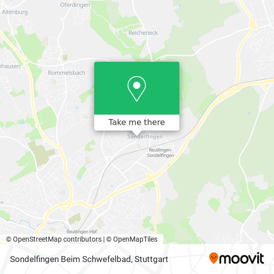 Sondelfingen Beim Schwefelbad map