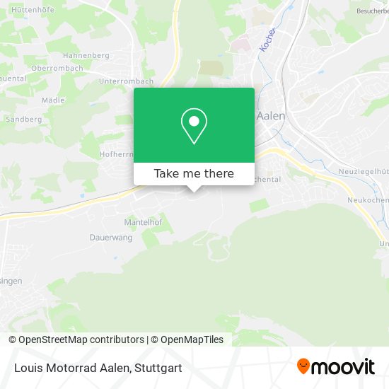 Louis Motorrad Aalen map