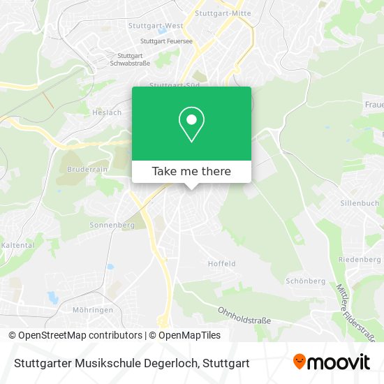 Stuttgarter Musikschule Degerloch map