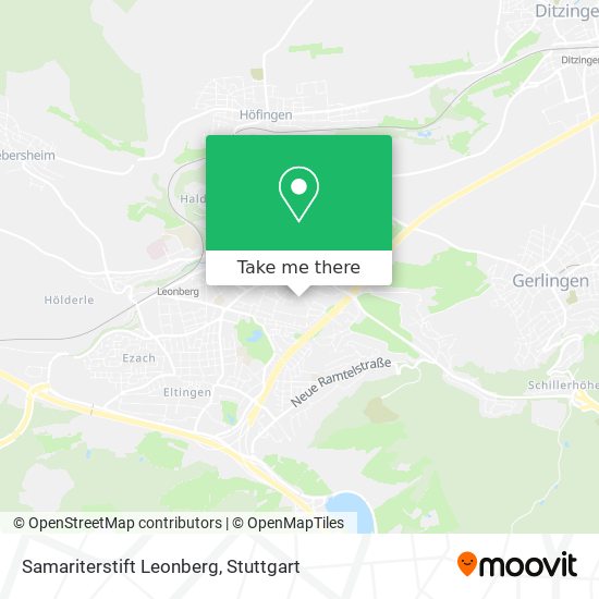 Samariterstift Leonberg map