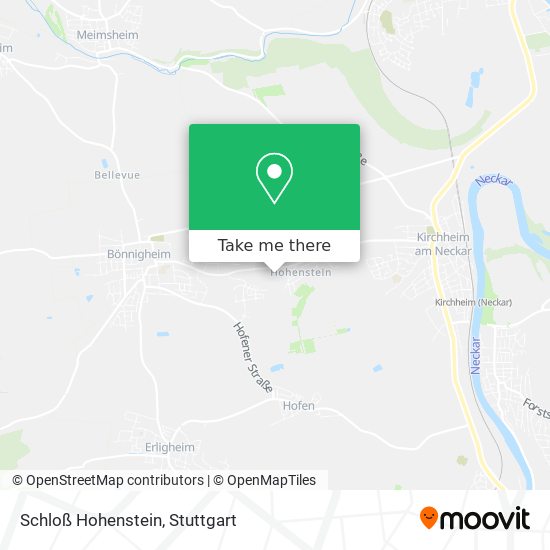 Schloß Hohenstein map
