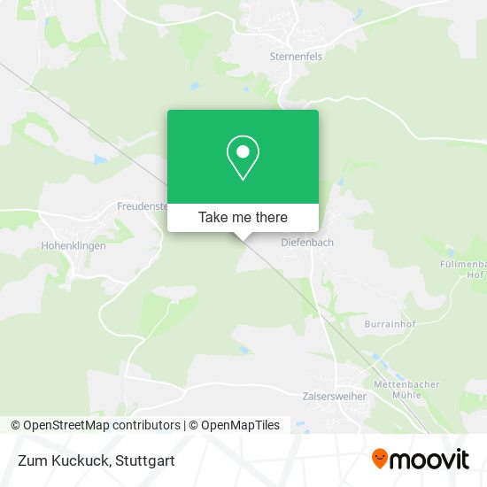 Карта Zum Kuckuck