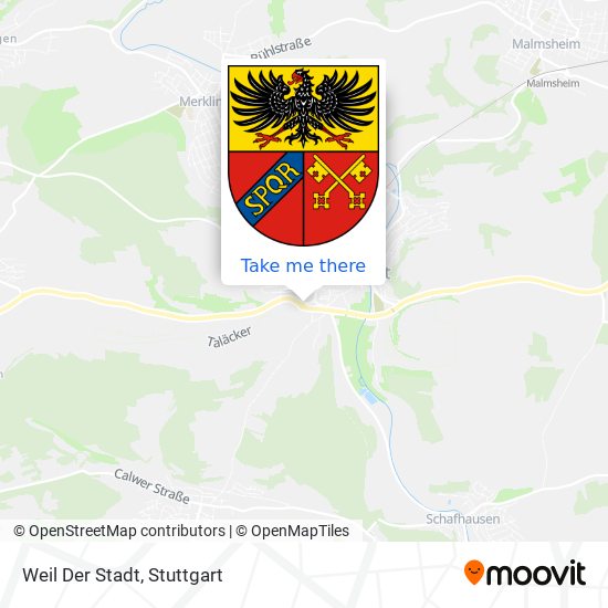 Weil Der Stadt map