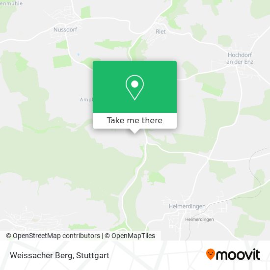 Weissacher Berg map