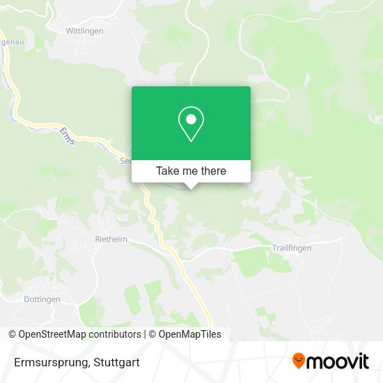 Карта Ermsursprung