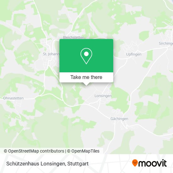 Schützenhaus Lonsingen map