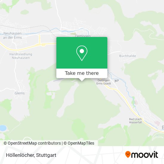 Höllenlöcher map