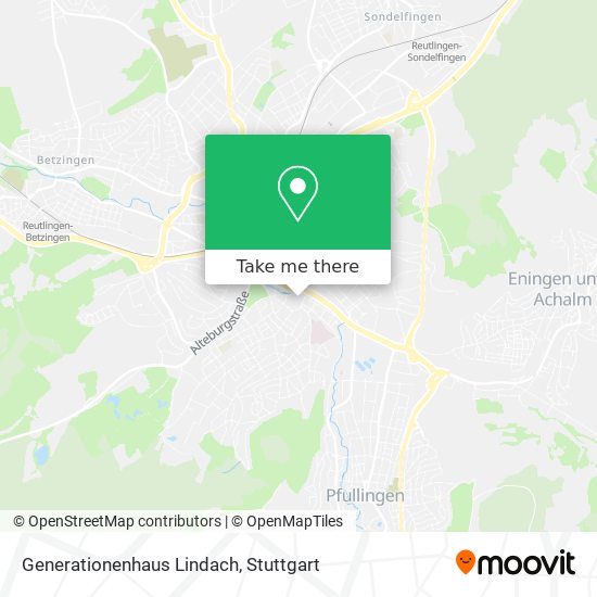 Generationenhaus Lindach map