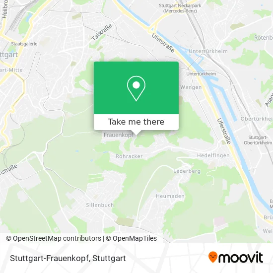 Карта Stuttgart-Frauenkopf