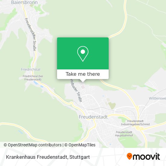 Krankenhaus Freudenstadt map