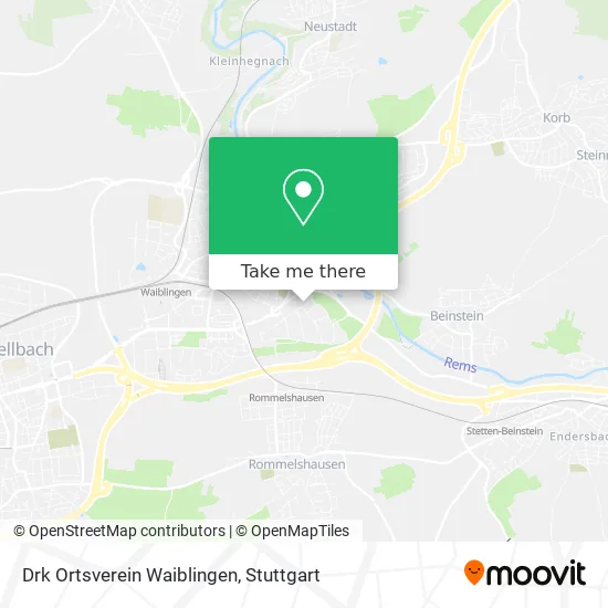 Drk Ortsverein Waiblingen map
