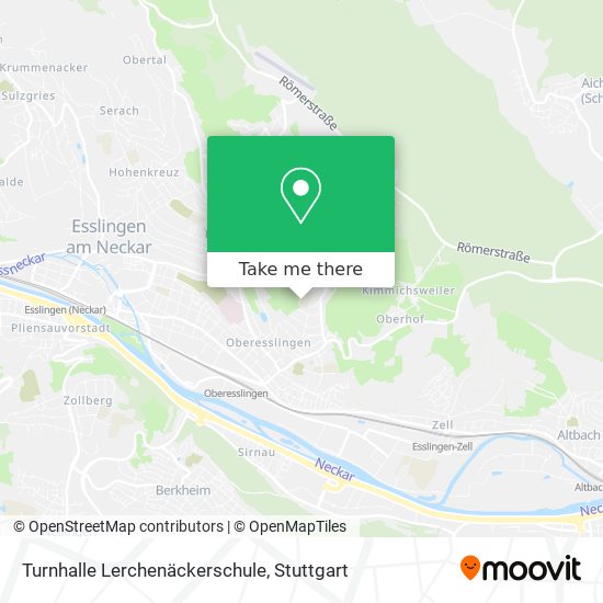 Turnhalle Lerchenäckerschule map