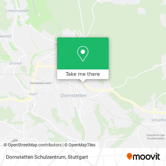 Dornstetten Schulzentrum map