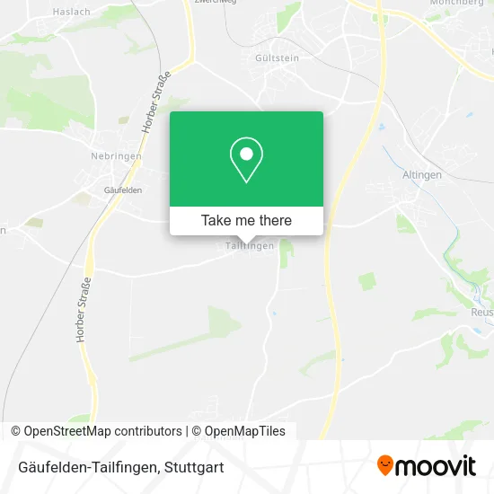 Карта Gäufelden-Tailfingen
