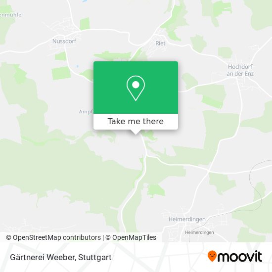 Gärtnerei Weeber map