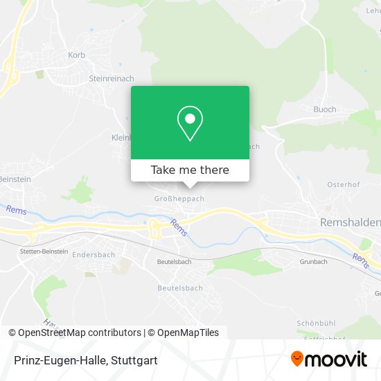 Prinz-Eugen-Halle map
