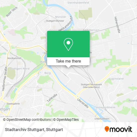 Карта Stadtarchiv Stuttgart