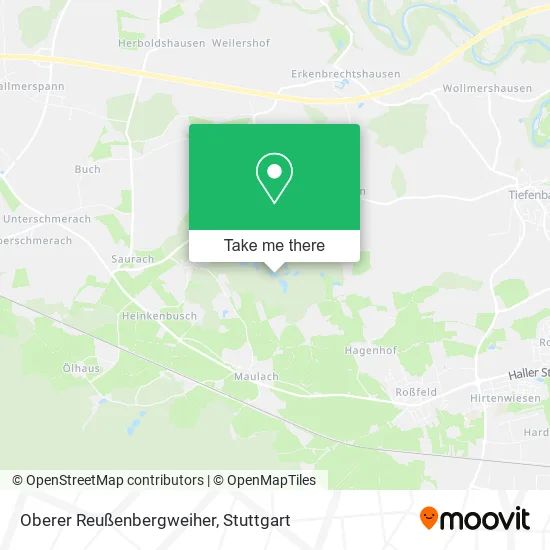 Oberer Reußenbergweiher map