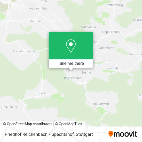 Карта Friedhof Reichenbach / Spechtshof