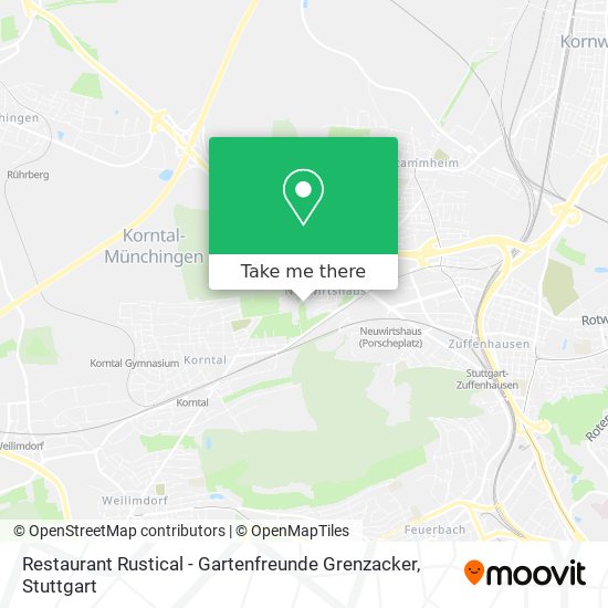 Restaurant Rustical - Gartenfreunde Grenzacker map