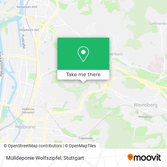 Карта Mülldeponie Wolfszipfel