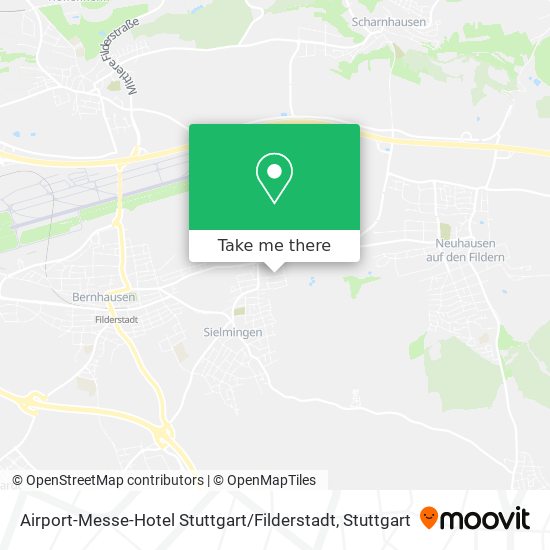 Карта Airport-Messe-Hotel Stuttgart / Filderstadt