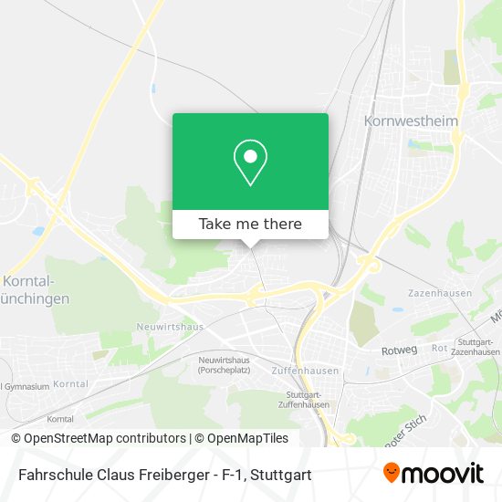 Fahrschule Claus Freiberger - F-1 map