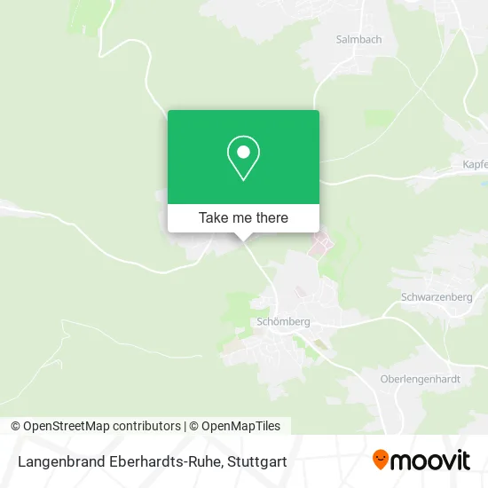 Карта Langenbrand Eberhardts-Ruhe