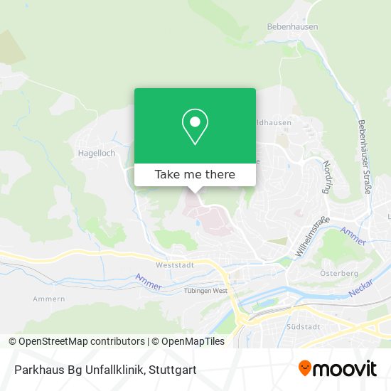 Parkhaus Bg Unfallklinik map