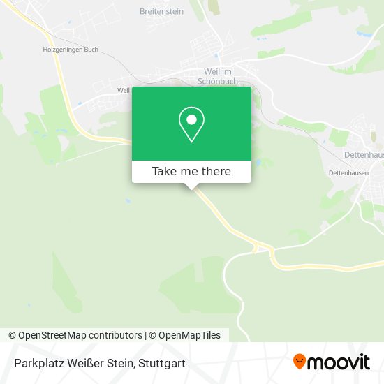 Parkplatz Weißer Stein map