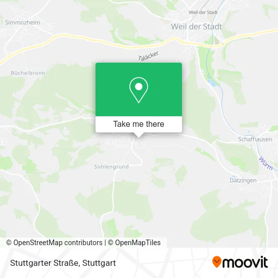 Карта Stuttgarter Straße